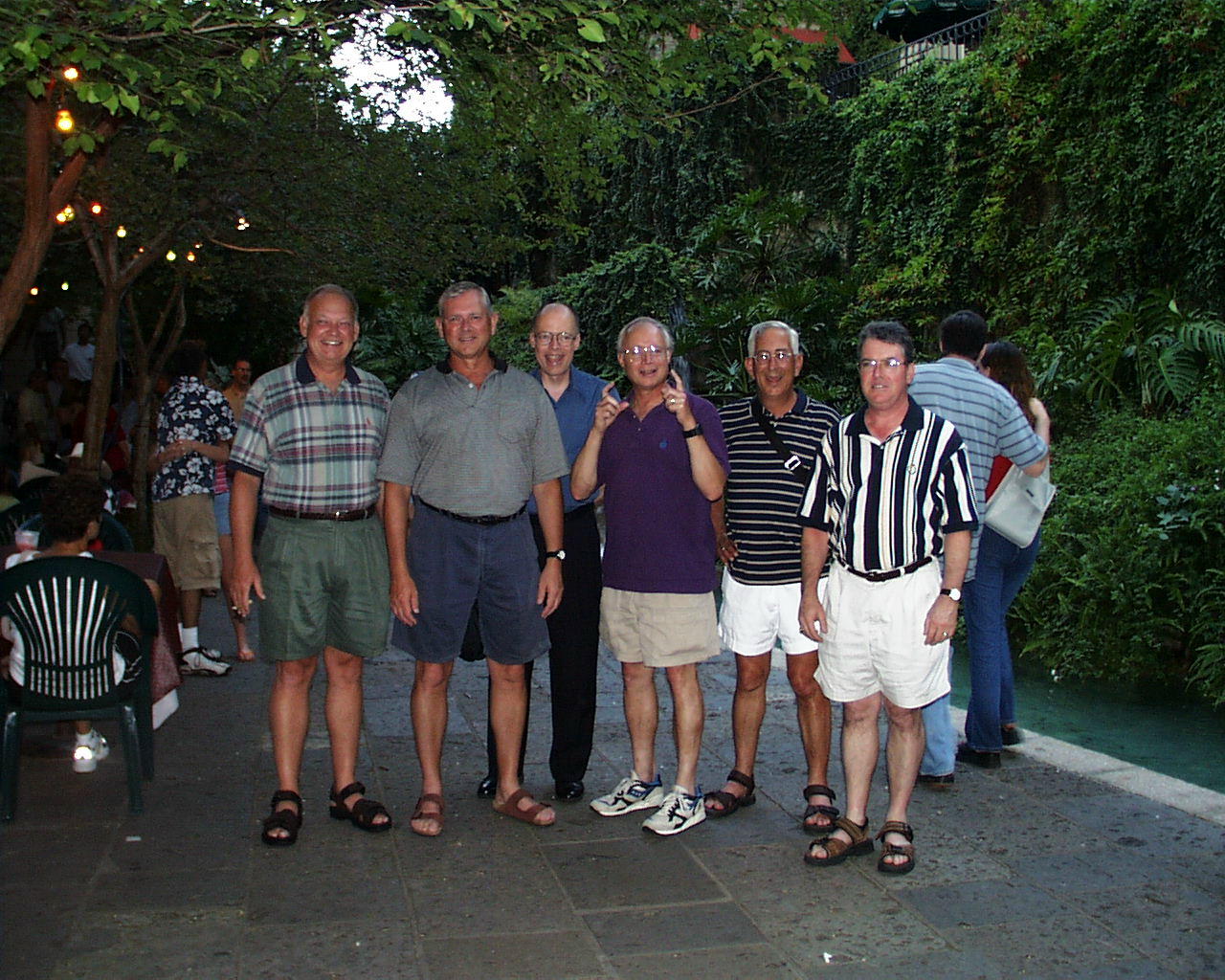 Dan Lewis, John Robinson, Don Dillin, Andy Figueroa, Roger Castro, and Eddie Bennett