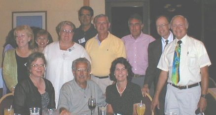 Saturday night, teacher and students reunited...!